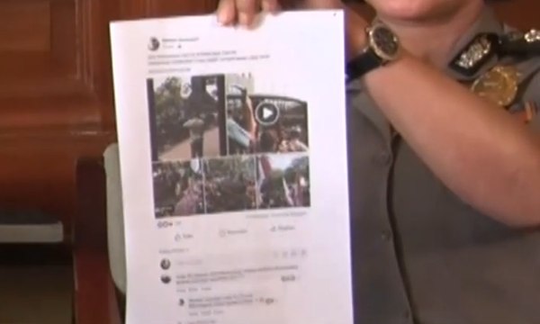 Polisi Tangkap 4 Penyebar Hoaks Demo di Gedung MK