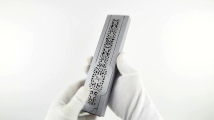S1127, Silver Color, Laser Cut, Scroll Invitations Cards