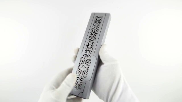 S1127, Silver Color, Laser Cut, Scroll Invitations Cards