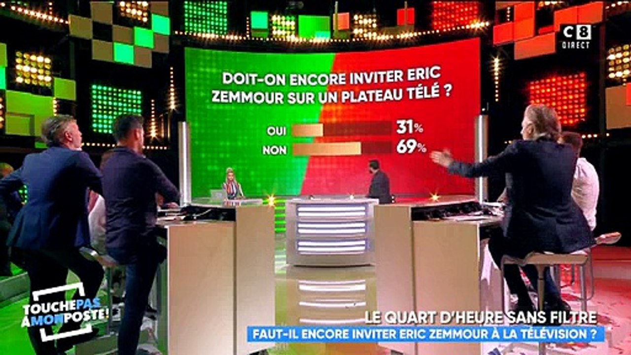 Le grand numéro d'André Bercoff hier soir face aux chroniqueurs de "Touche pas à mon poste"