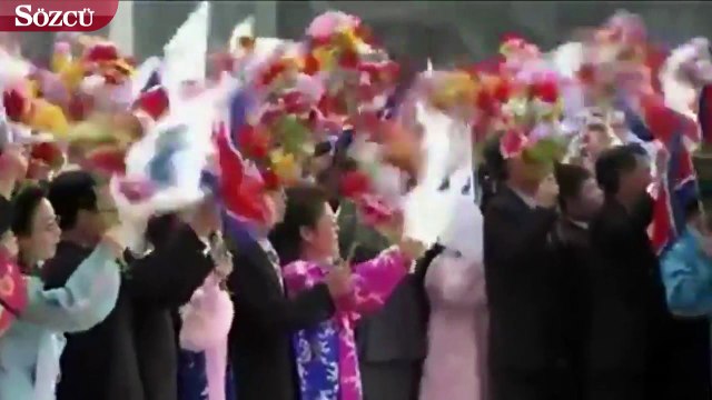 Tarihi görüntüler...Güney Kore Devlet Başkanı Moon, Kim Jong ile görüştü