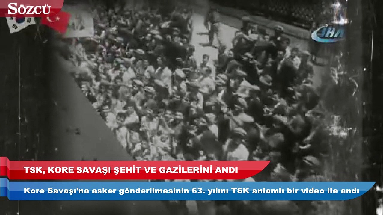 TSK, Kore Savaşı’na asker gönderilmesinin 63. yılında şehit ve gazileri andı