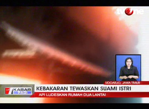 Kebakaran Rumah Tewaskan Penghuninya yang Suami Istri