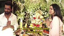 Sonu Sood's Ganpati | Inside Video | Ganesh Pooja With Sonu Sood & Family
