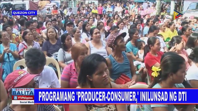Programang 'Producer-Consumer', inilunsad ng DTI