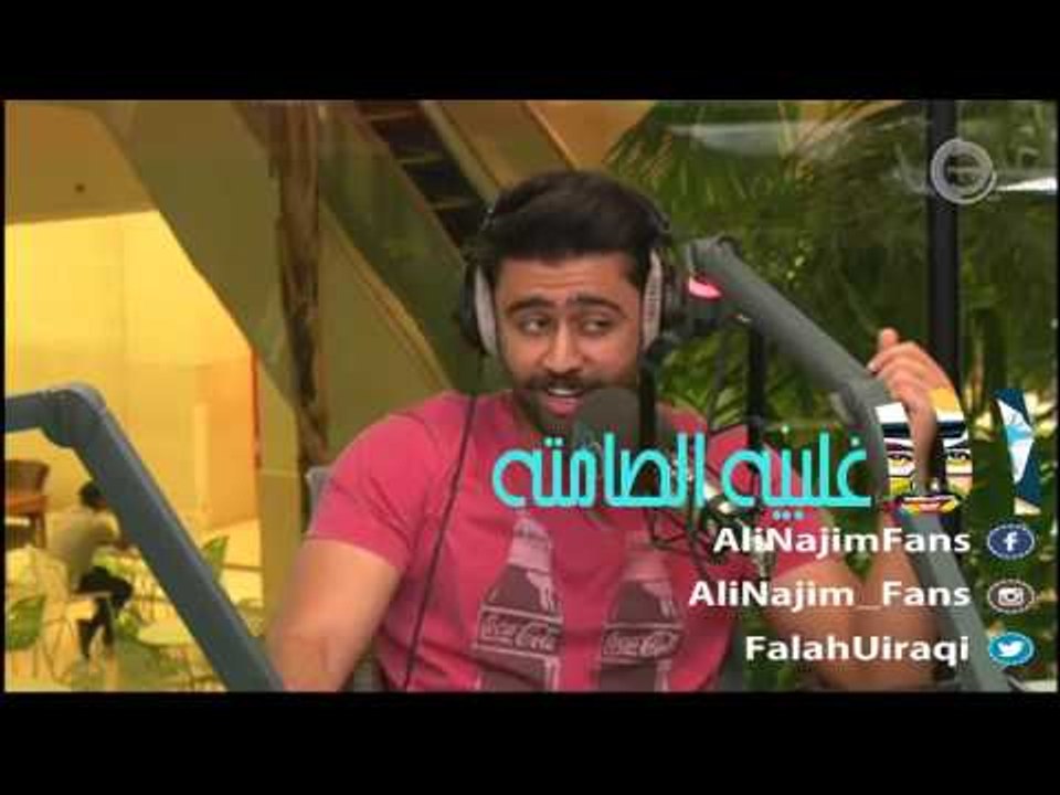 ضيف برنامج ريفريش الفنان خالد بو صخر مع المذيع...