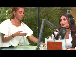 أمل العوضي تتبرع بإسوارتها على الهوا مباشرة