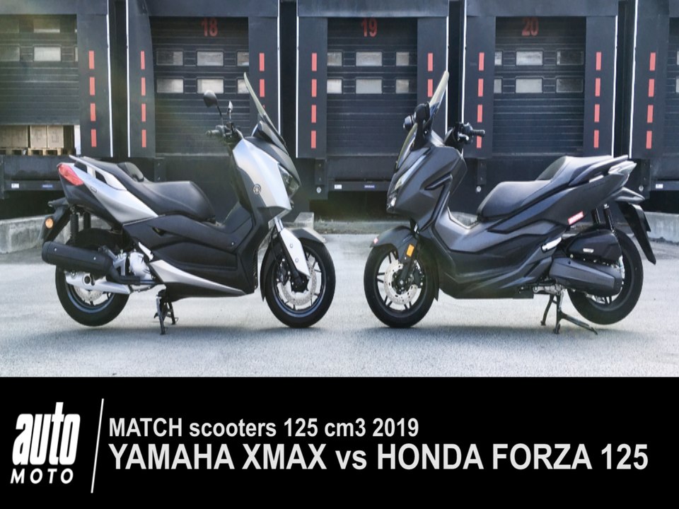 2018 Honda FORZA vs Yamaha XMAX 125 cm3