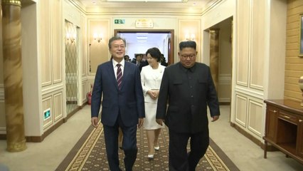 '평화, 새로운 미래' 2018 남북정상회담 평양 1일차 (19) / YTN