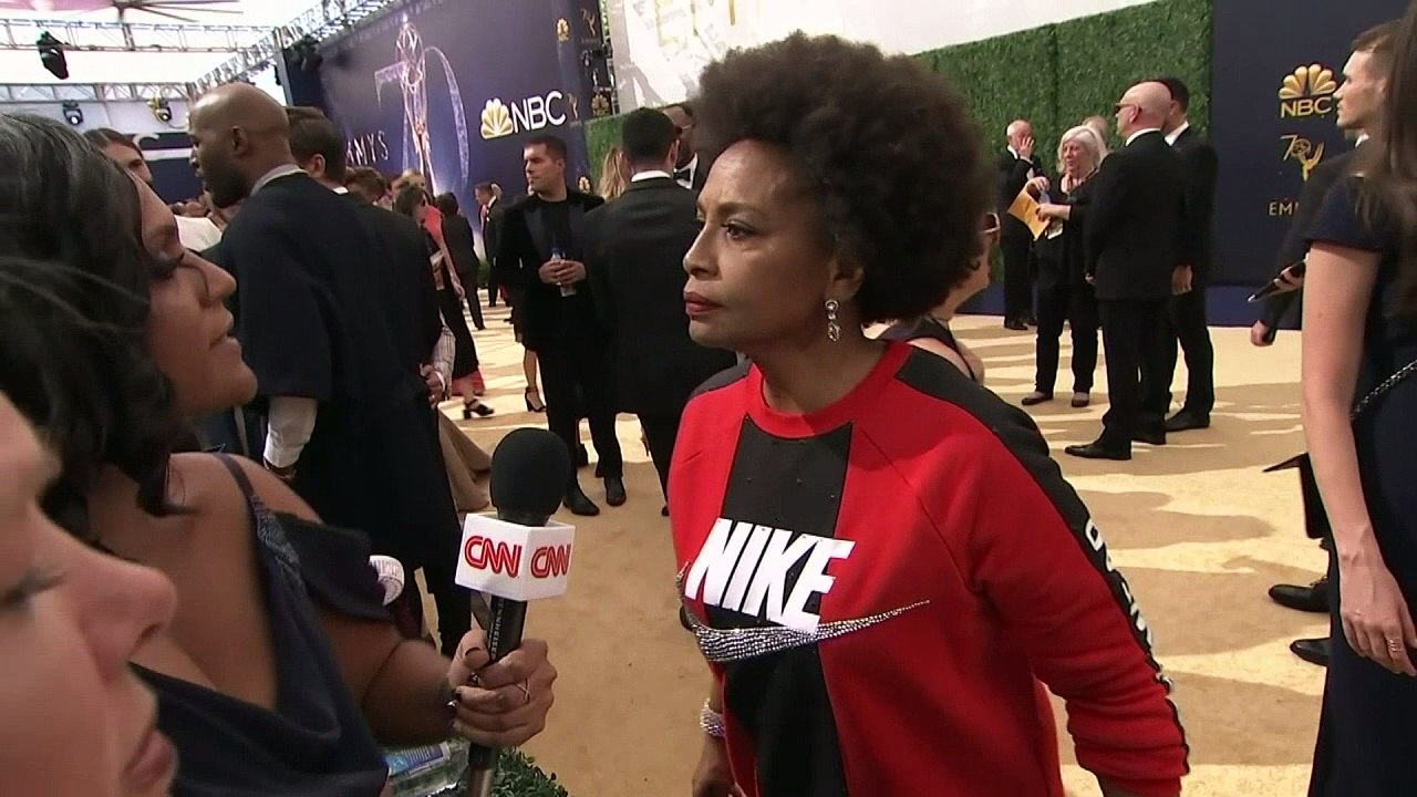 Jenifer Lewis wears Nike to Emmys in support of...