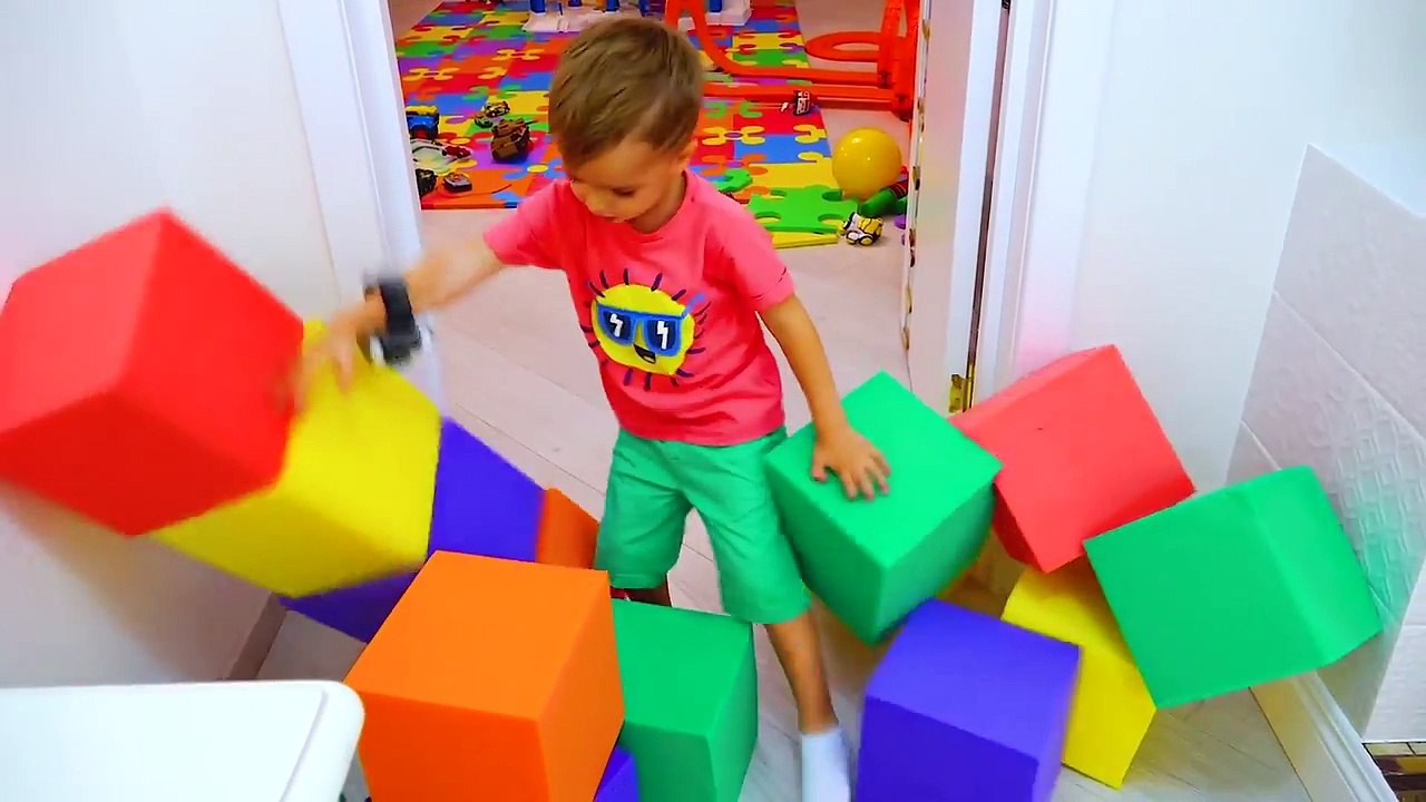 Vlad and Nikita Pretend Play with toys | Hide and seek with Mom ...