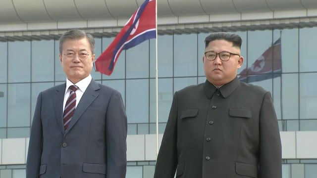 '평화, 새로운 미래' 2018 남북정상회담 평양 1일차 (21) / YTN