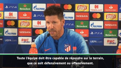 Groupe A - Simone : "Costa et Griezmann sont présents dans les moments importants"