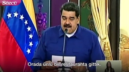 Maduro'dan Nusret açıklaması