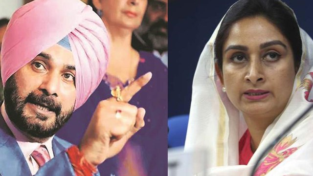 Kartarpur Sahib Corridor issue पर Navjot Singh Sidhu - Harsimrat Kaur आमने-सामने । वनइंडिया हिंदी