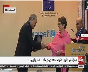 النائب العام يتسلم درع الأمم المتحدة خلال مؤتمر نواب العموم