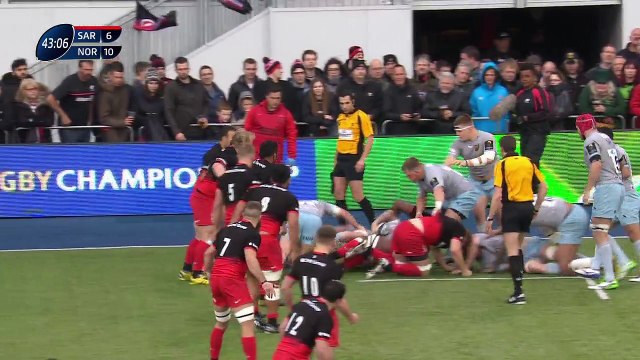 European Champions Cup 2015-16 QF - Saracens vs Northampton Saints - 2nd Half 2016.04.09.