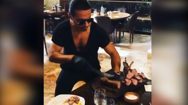 Salt Bae Serves Steak To Nicolás Maduro While Venezuelans Starve