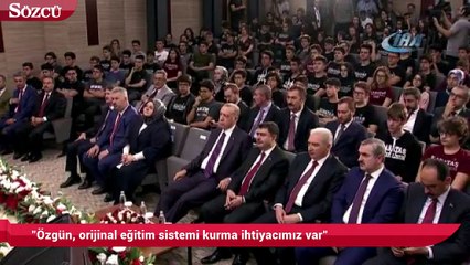 Milli Eğitim Bakanı Ziya Selçuk: "Özgün, orijinal eğitim sistemi kurma ihtiyacımız var"