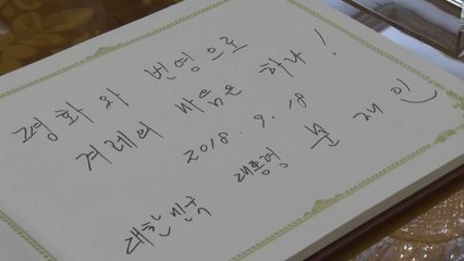 '평화, 새로운 미래' 2018 남북정상회담 평양 1일차 (24) / YTN