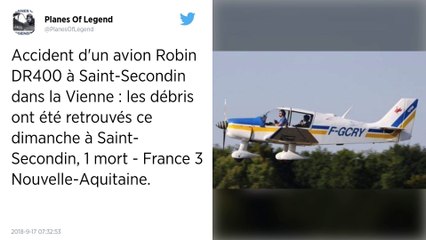 Vienne. Un pilote de 20 ans meurt dans le crash de son avion.