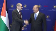Dışişleri Bakanı Çavuşoğlu ile Ürdün Dışişleri Bakanı Eymen Es-Safedi ile Görüştü