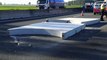 Vrachtwagen verliest betonplaten op A28 bij De Lichtmis