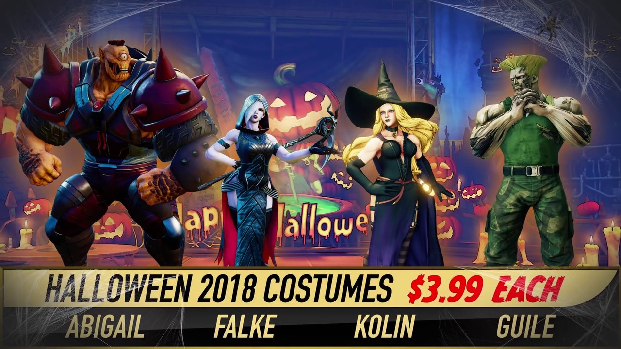 Street Fighter V : Arcade Edition - Les costumes Halloween 2018