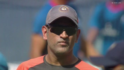 தீவிர வலைப் பயிற்சியில் தோனி.. பிசிசிஐ வீடியோ