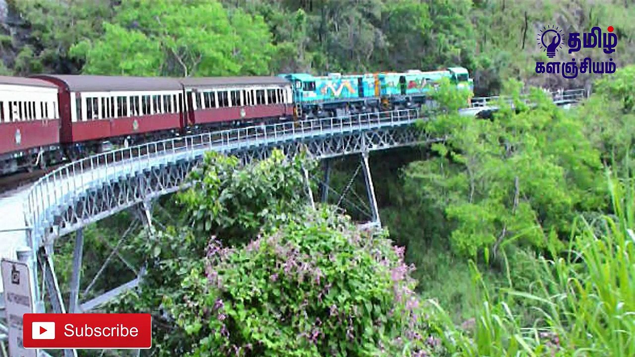 உலகின் ஆபத்தான ரயில் வழித்தடங்கள்  - World's dangerous train tracks - Tamil Kalanjiyam