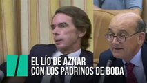 El nervioso lío de Aznar con los padrinos de boda