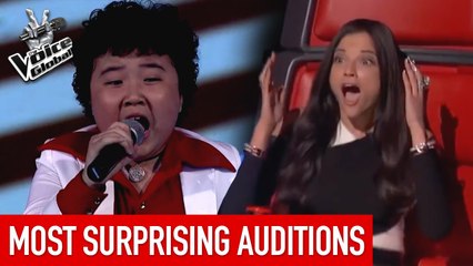 The Voice Kids | MOST SURPRISING 'Blind Auditions' worldwide