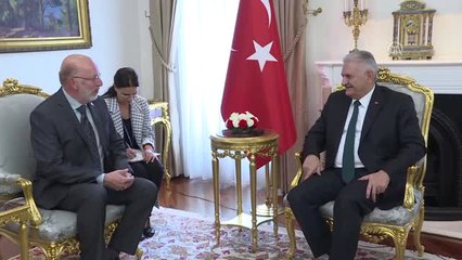 TBMM Başkanı Yıldırım, Kanada New Foundland ve Labrador Meclis Başkanı Trimper'ı Kabul Etti