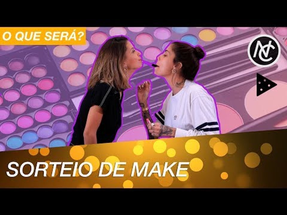PASSAMOS MAQUIAGEM COM PARTES DO CORPO