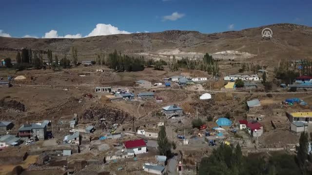 Kağızman'da Kaybolan Sedanur'u Arama Çalışmaları Havadan Görüntülendi