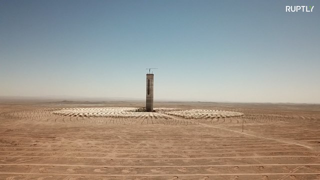 Chilean desert houses one of the world’s largest solar plants