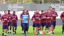 Trabzonspor, Göztepe maçı hazırlıklarına başladı