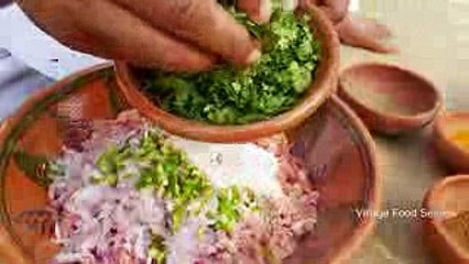 Homemade Seekh kabab in Tandoor Oven _ Mutton Seekh Kebab _ Village Food Secrets_low