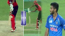 India VS Hong Kong Asia Cup 2018: Khaleel Ahmed takes 1st ODI wicket  | वनइंडिया हिंदी