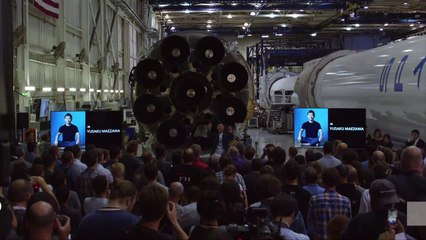 Millonario japonés será el primer turista lunar de SpaceX