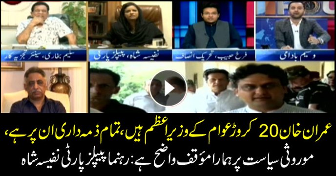 Imran's PM of 200 million people, he's responsible for all: Nafisa Shah