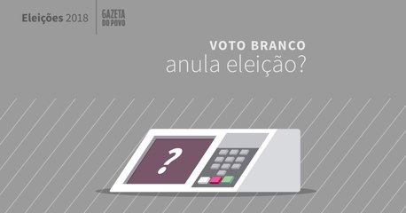 Voto branco anula eleição?