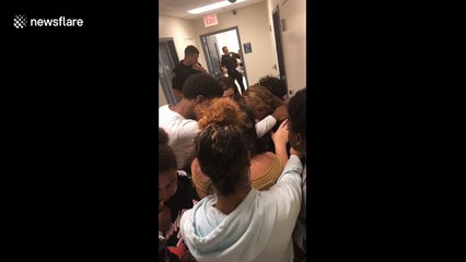 Suicidal woman brought back from the brink with 'wall of prayer'