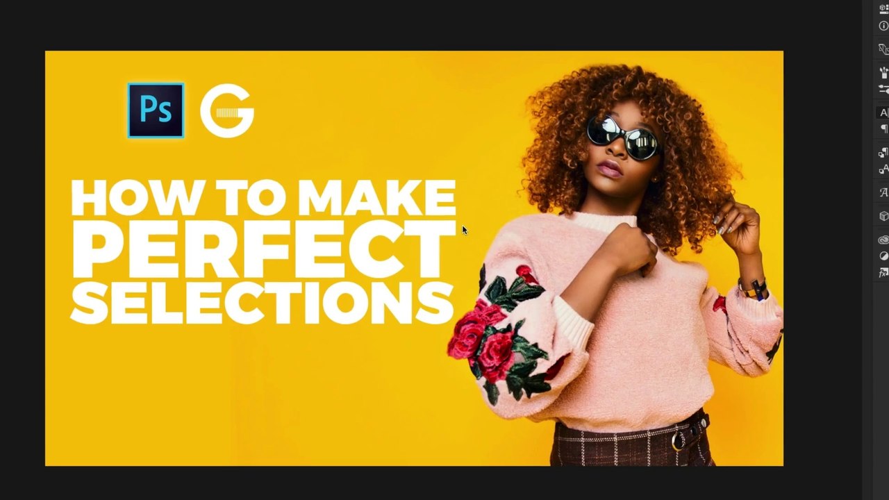 Photoshop Tutorial | HOW TO MAKE PERFECT SMOOTH SELECTIONS