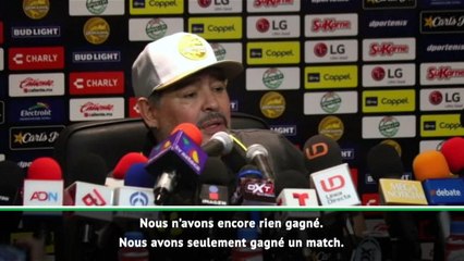 Mexique - Maradona : "Nous voulons commencer un beau rêve"