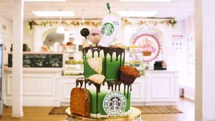 WATCH: Starbucks Lovers Will Be Hypnotized By This Cake Decorating Process
