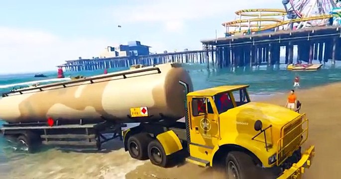 Spiderman y camiones militares para niños en los coches de dibujos animados para niños con poemas in