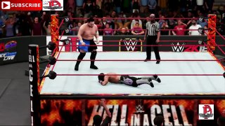 WWE Hell In A Cell 2018 SmackDown WWE Championship AJ Styles vs  Samoa Joe Predictions WWE 2K18