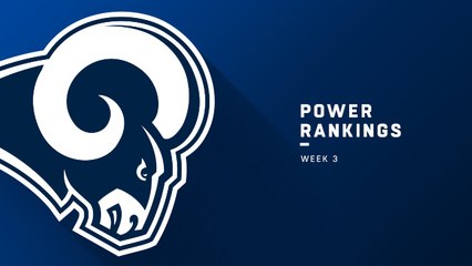 Rams jump to No. 1 spot ahead of Week 3 | Power Rankings