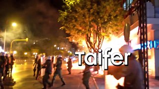 Molotov cocktails explode after protest honouring killed antifa artist 'Killah P' | Οργή και εμπρηστικές βόμβες μολότοφ στην επέτειο δολοφονίας Φύσσα